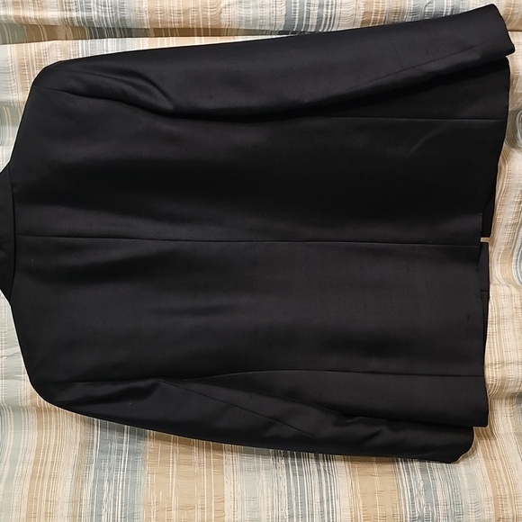 Josephine Chaus Petite Black Silk Suit Blazer/Skirt Set - Picture 3 of 9